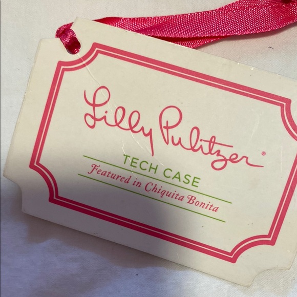 Lilly Pulitzer Floral Tech Case in Pink and Blue - Picture 2 of 5